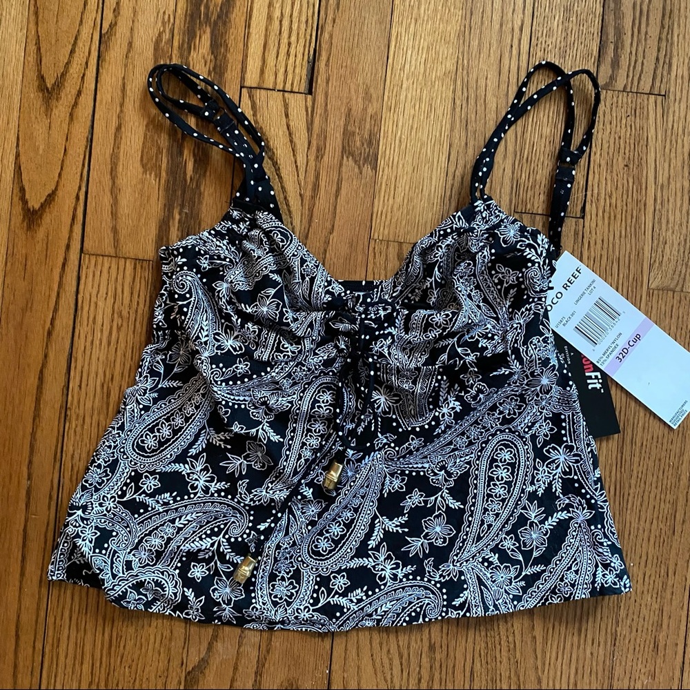 NWT Coco Reef underwire tankini top